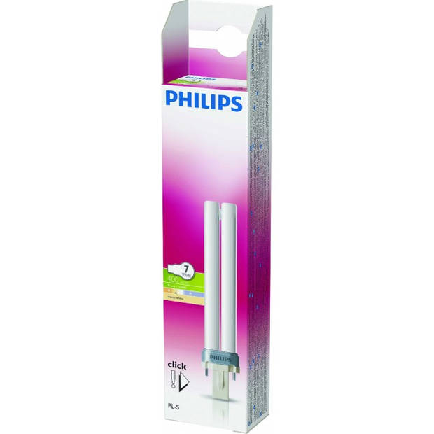 Philips PL-S lamp G23 7 W 827 warm wit