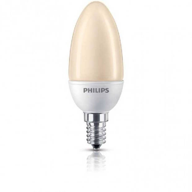 Philips spaarlamp flame kaars 8WE14