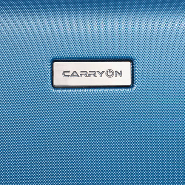 CarryOn Skyhopper Reiskoffer 78cm TSA Reistrolley met OKOBAN Dubbele wielen Blauw