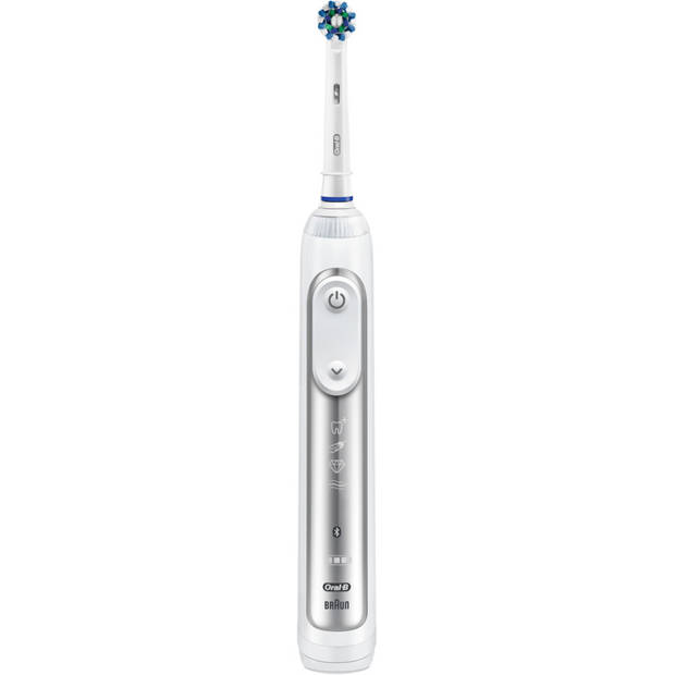 Oral-B elektrische tandenborstel Genius 8000N zilver - 5 poetsstanden