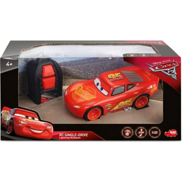 Disney afstandbestuurbare auto Bliksem McQueen 14 cm