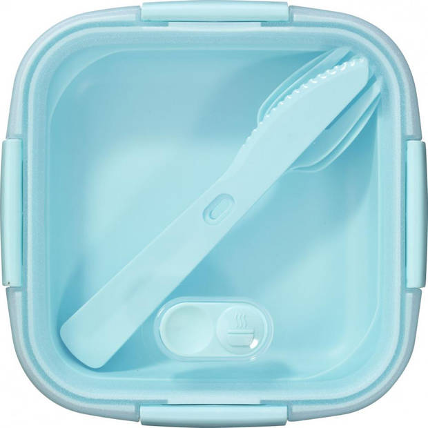Curver Smart To Go lunchkit vierkant - 1,1 L - blauw