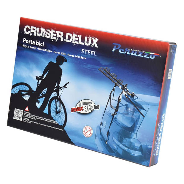 Peruzzo fietsendrager Cruiser Deluxe 3 fietsen zwart