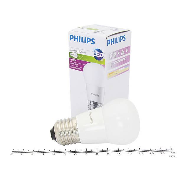 Philips Rex Led-lamp - E27 - 2700K Warm wit licht - 4 Watt - Niet dimbaar