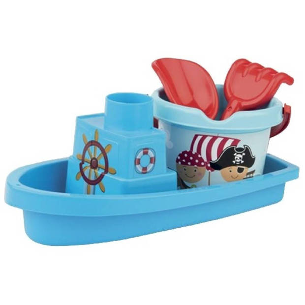 Piratenboot strandset - 4-delig