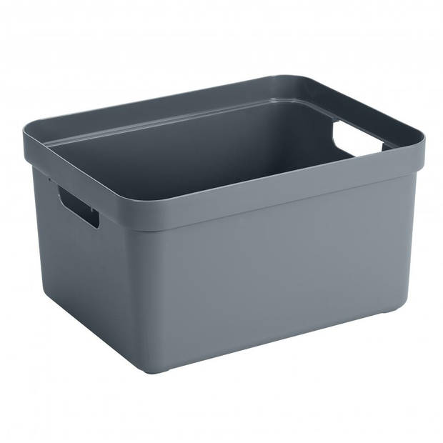Sunware Sigma Home opbergbox - 32 liter - blauw/grijs
