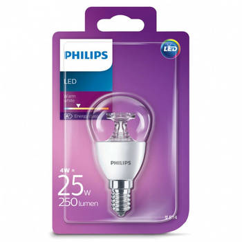 Philips Led kogellamp 4W E14 25W helder