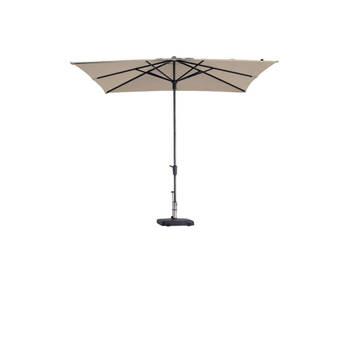 Blokker Madison parasol Syros luxe - ecru - 280x280 cm aanbieding