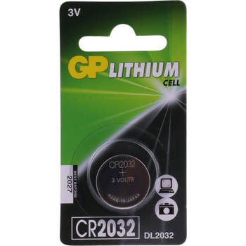 GP CR2032 Lithium-knoopcelbatterijen 3V per stuk