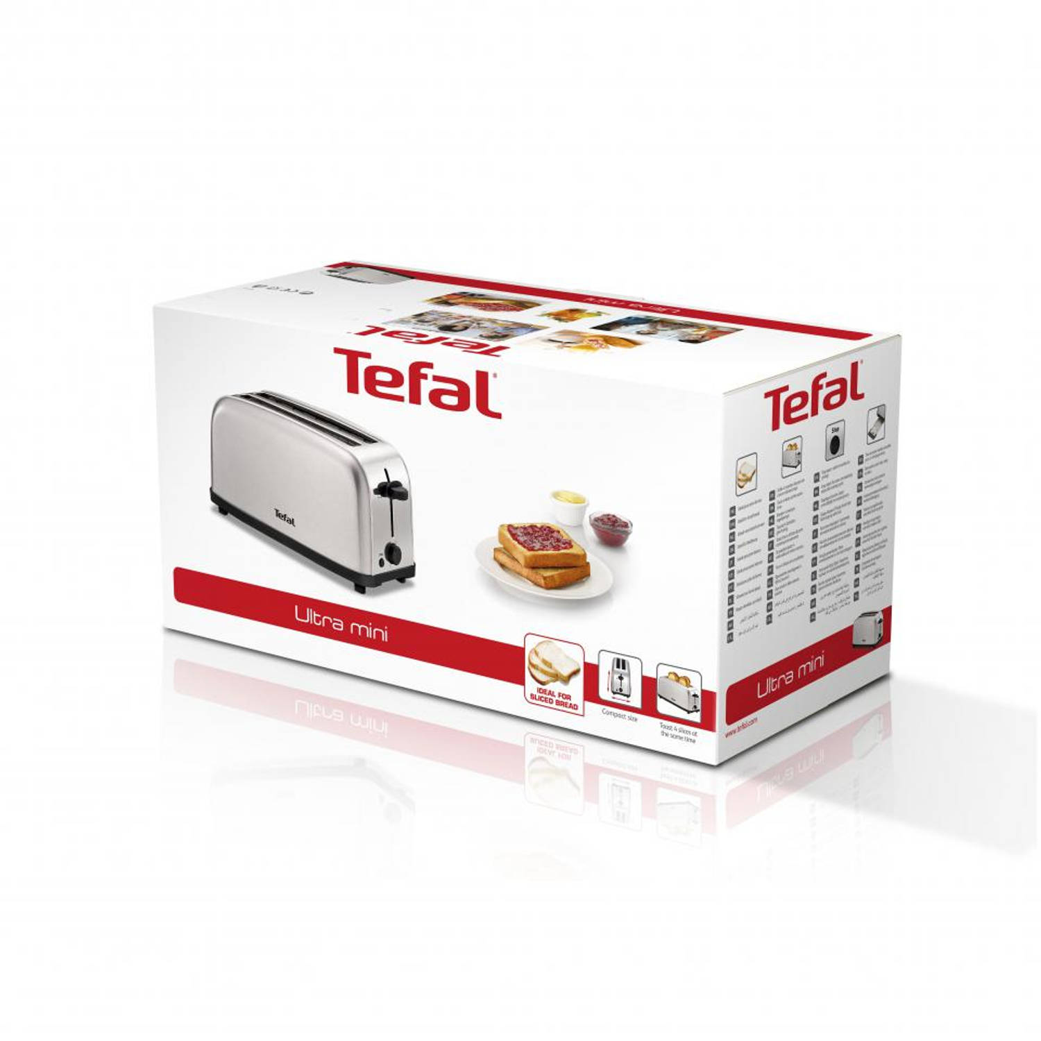 Grille pain TEFAL TL330D11 1400W - INOX