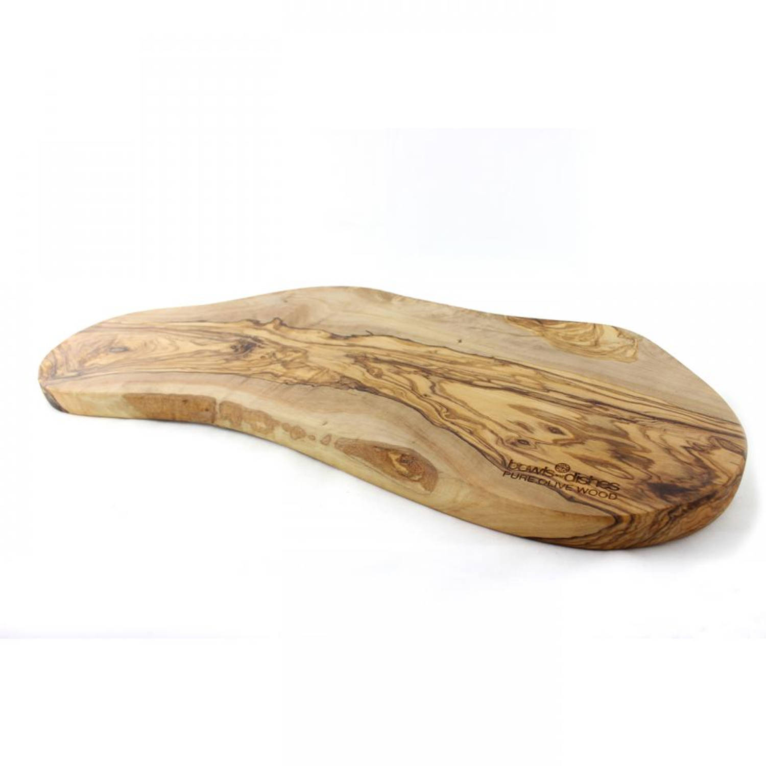 Bowls & Dishes Pure Olive Wood Tapasplank 45-50 cm