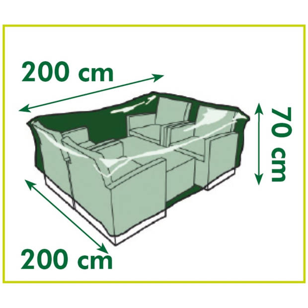 Nature beschermhoes voor loungeset - 70x200x200