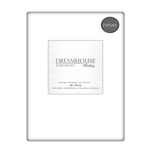 Dreamhouse Bedding Kussenslopen Wit Dreamhouse (2-stuks)