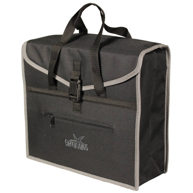 Greenlands shopper Trendy 19 liter zwart/grijs