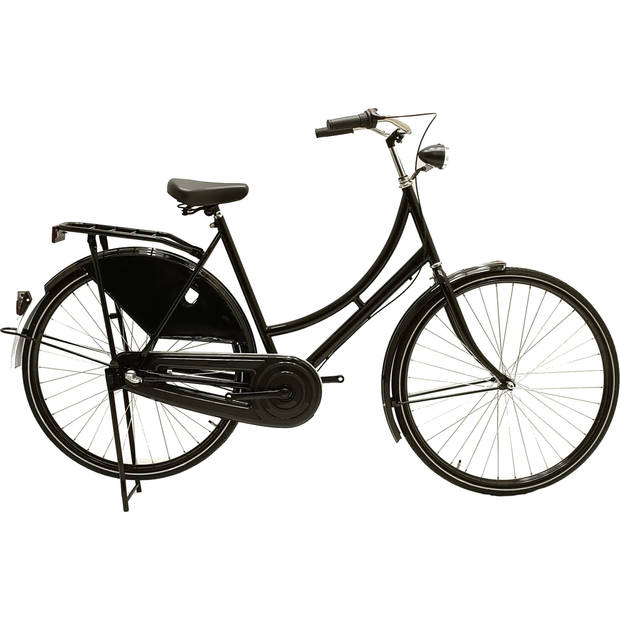 Avalon Omafiets Classic de Luxe 28 Inch 50 cm Dames 3V Terugtraprem Zwart