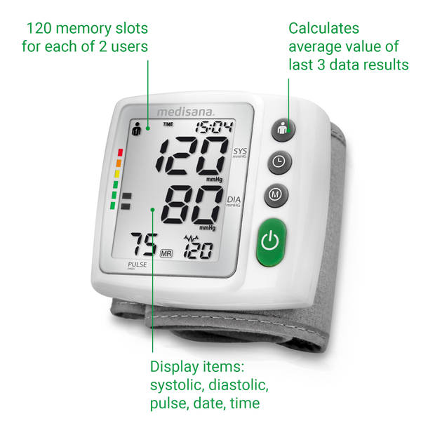 Medisana polsbloeddrukmeter - BW315