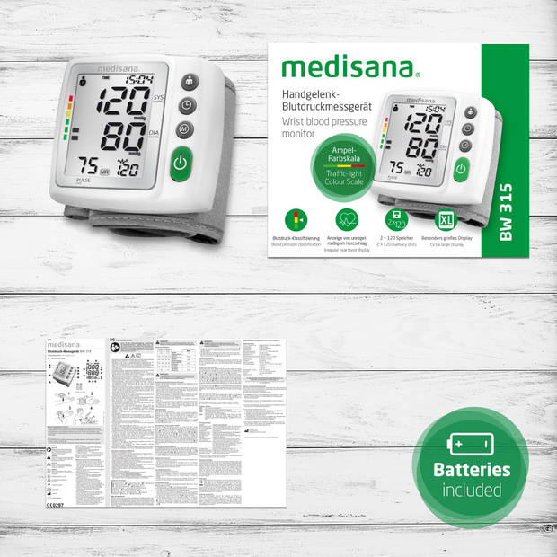 Medisana polsbloeddrukmeter - BW315