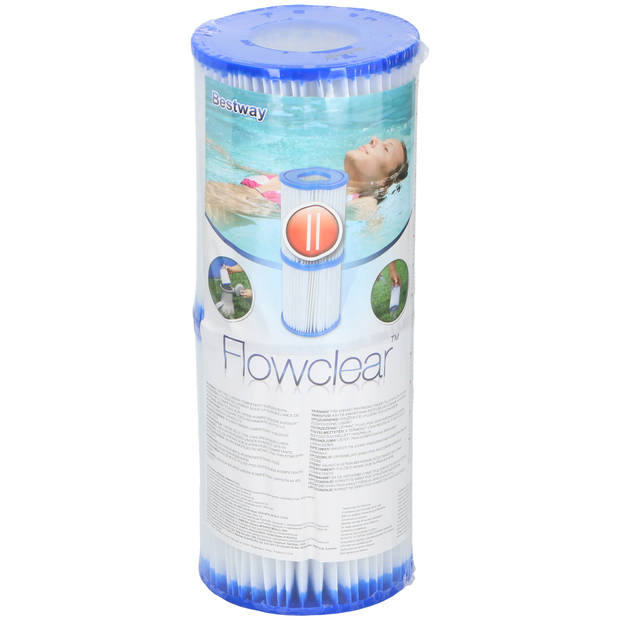 Bestway - Zwembad Filtercartridge - FlowClear - 2 Stuks - voor Bestway Zwembadpomp