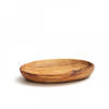 Bowls and Dishes Pure Olive Wood ovalen schaal - olijfhout - ø 19 cm