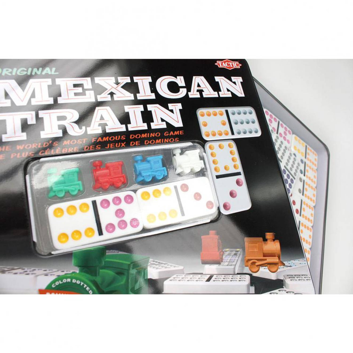 Cerebrum Jurassic Park constant Tactic Mexican Train tin box | Blokker