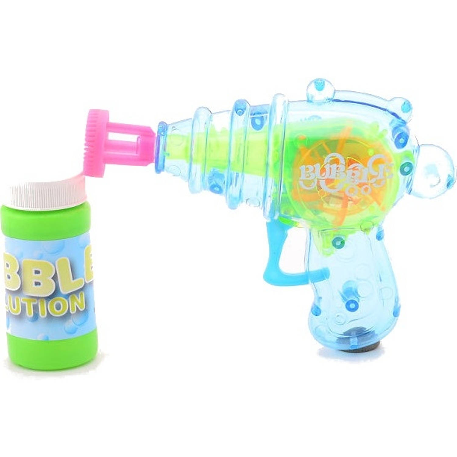 Aqua fun Bubble Machine bellenblaaspistool met licht