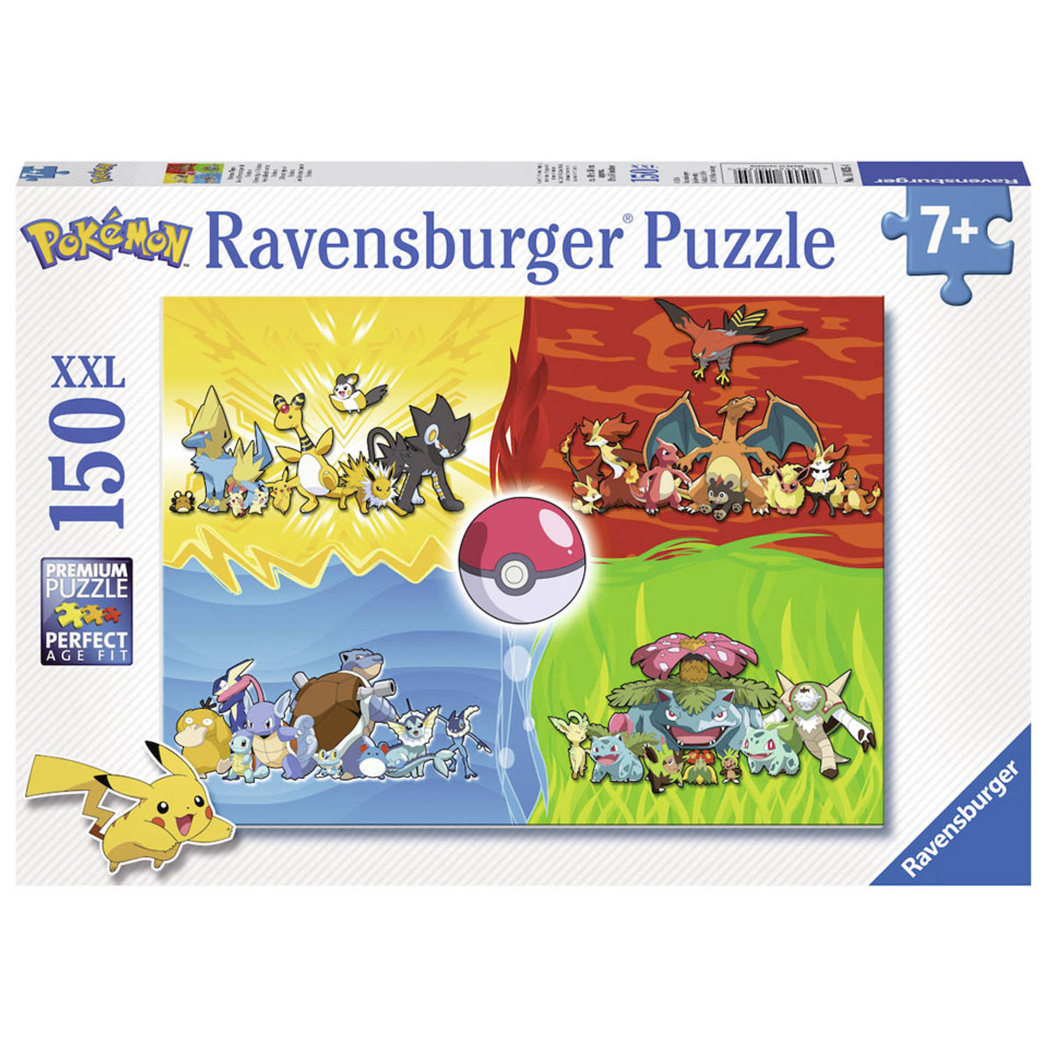Ravensburger puzzel 150st. XXL Pokemons