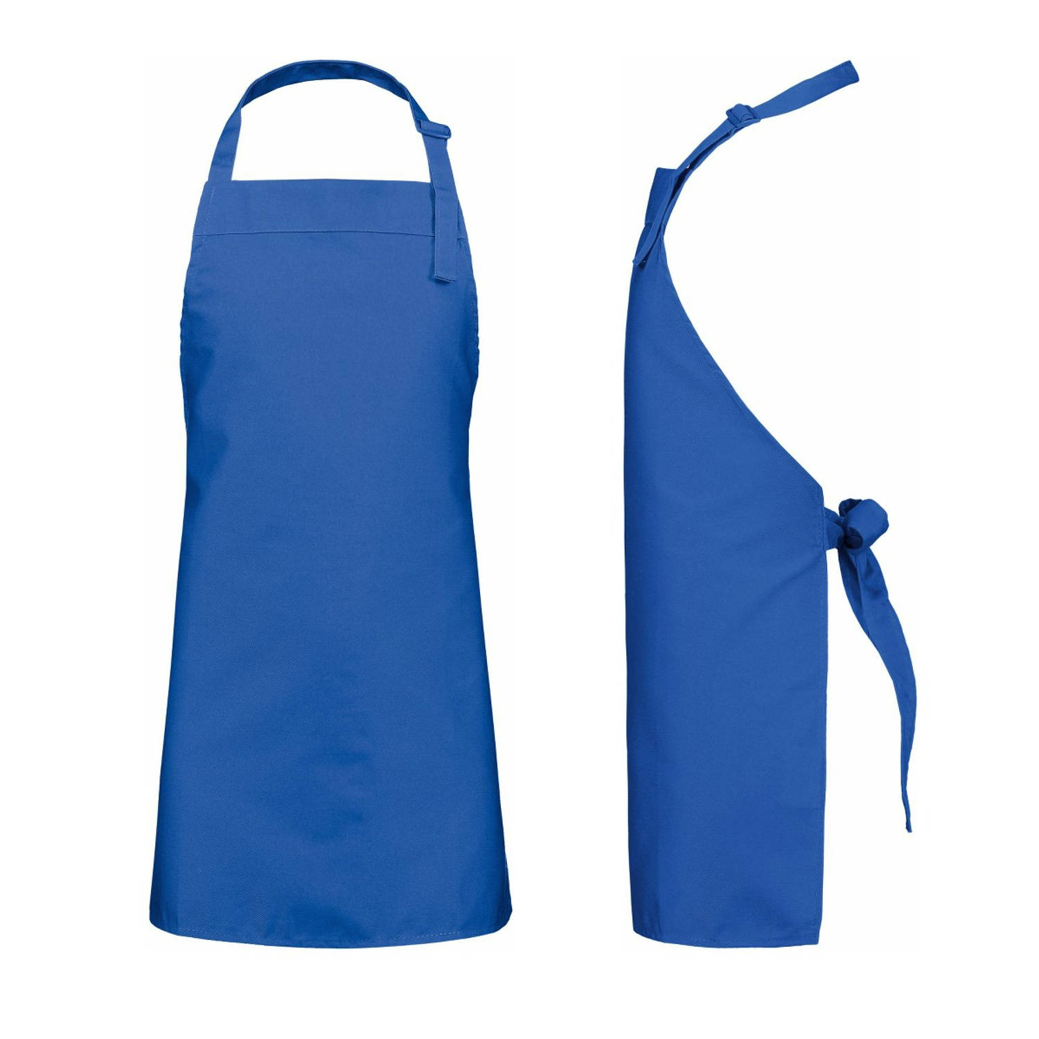 Benza Schort Keukenschort voor Kinderen Kobaltblauw 50 x 60 cm