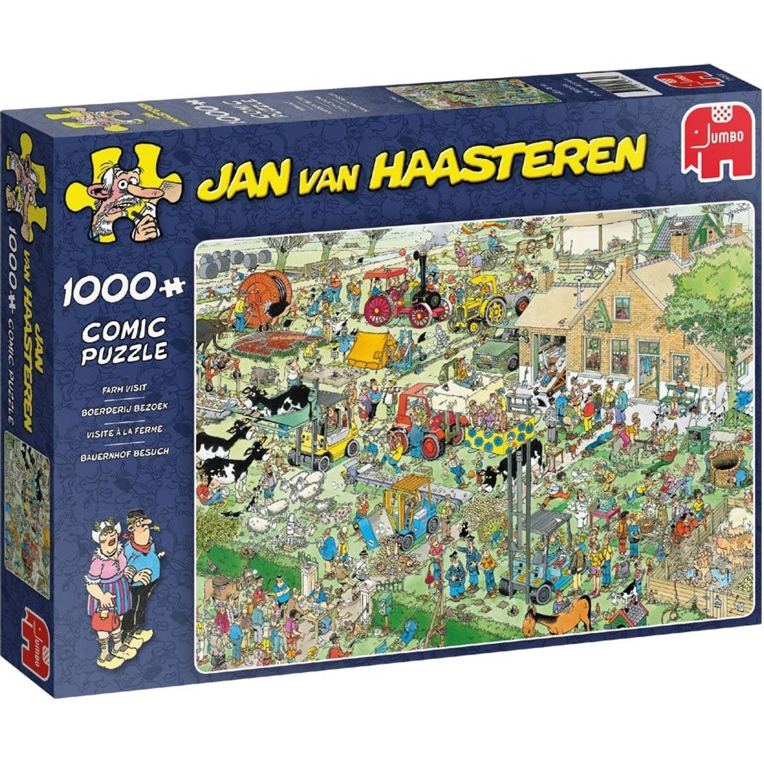 Jan van Haasteren boerderij bezoek - 1000 stukjes | Blokker