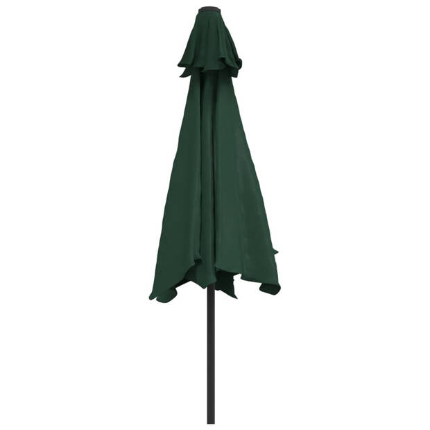 Parasol met stalen paal 3 m groen