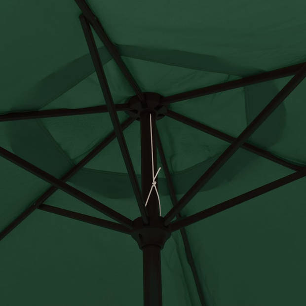 Parasol met stalen paal 3 m groen