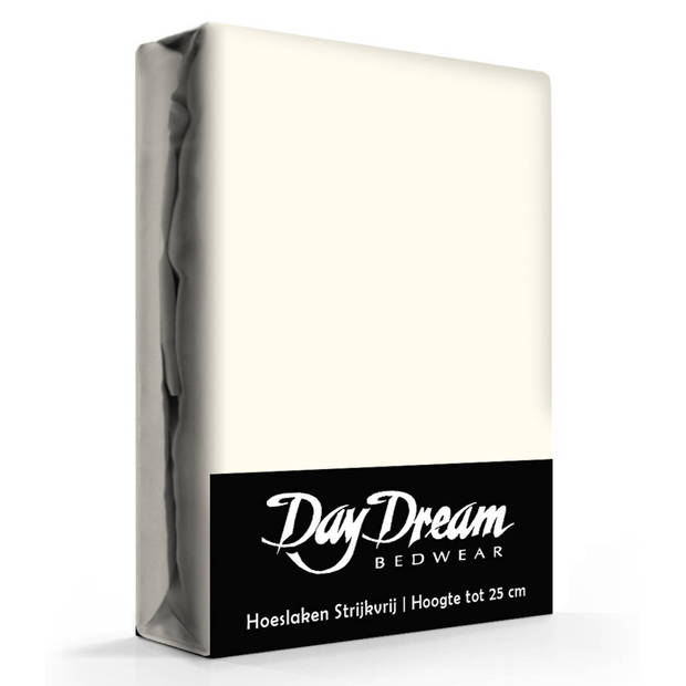 Day Dream Hoeslaken Katoen Ecru-160 x 200 cm