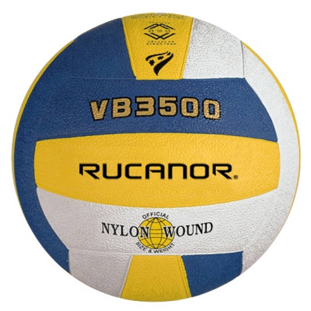 Rucanor volleybal VB3500 geel/blauw/wit maat 5