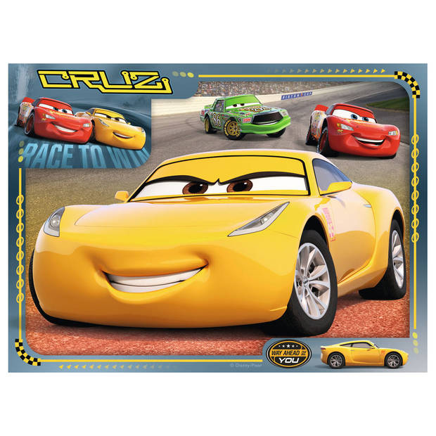 Ravensburger puzzel Disney 4-in-1 Cars 3 Let’s race! - 12 + 16 + 20 + 24 stukjes