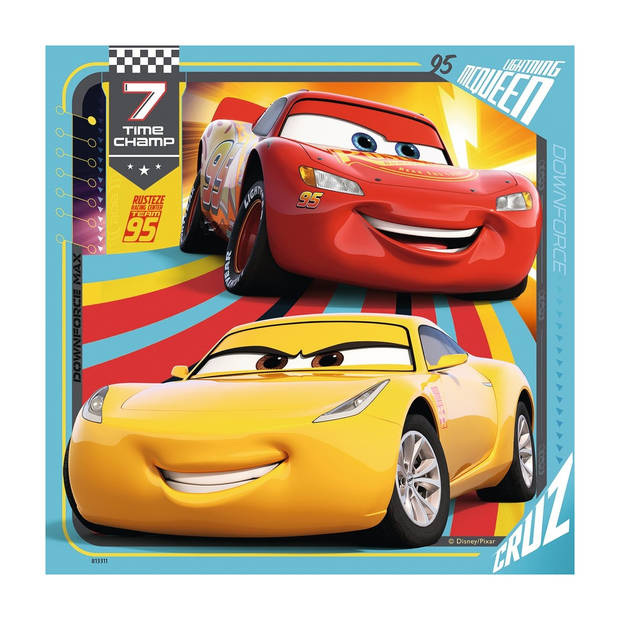 Ravensburger puzzel Disney Cars 3 legendes van de baan - 3 x 49 stukjes