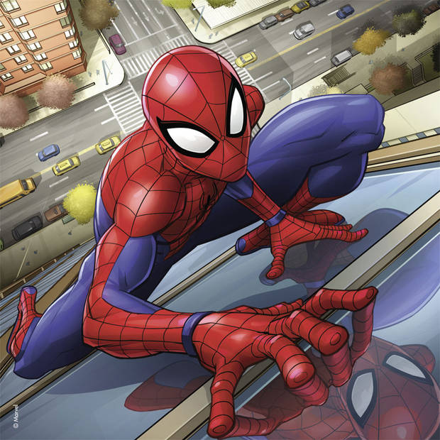 Ravensburger puzzel Spider-Man in actie - 3 x 49 stukjes