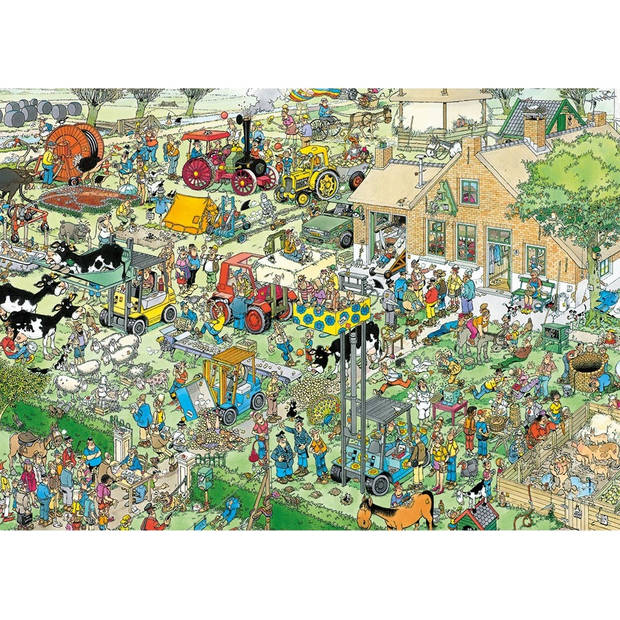 Jan van Haasteren puzzel boerderij bezoek - 1000 stukjes