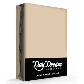 Day Dream Jersey Hoeslaken Nougat-180 x 200 cm
