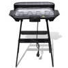 The Living Store Elektrische barbecue - klassiek - 47x28 cm - roestvrij staal