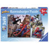 Ravensburger puzzel Spider-Man in actie - 3 x 49 stukjes