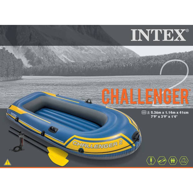 Intex Challenger 2 opblaasboot