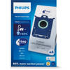 Philips s-bag stofzuigerzakken - FC8021/03 - 4 stuks