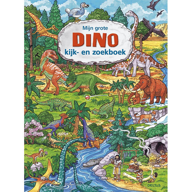 Deltas mijn grote dino kijk- en zoekboek 28 cm