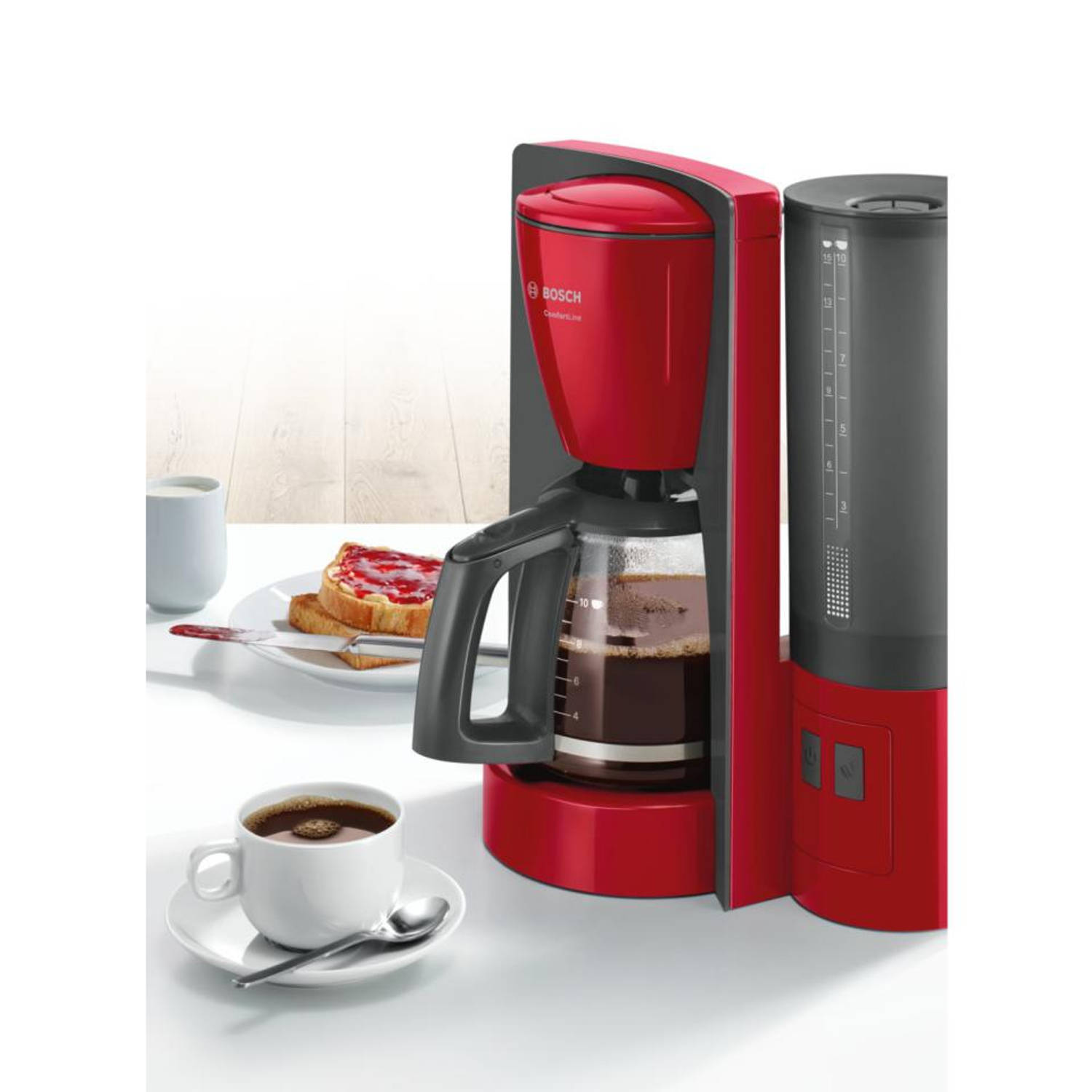 reactie sponsor Immoraliteit Bosch koffiezetapparaat - TKA6A044 - rood | Blokker