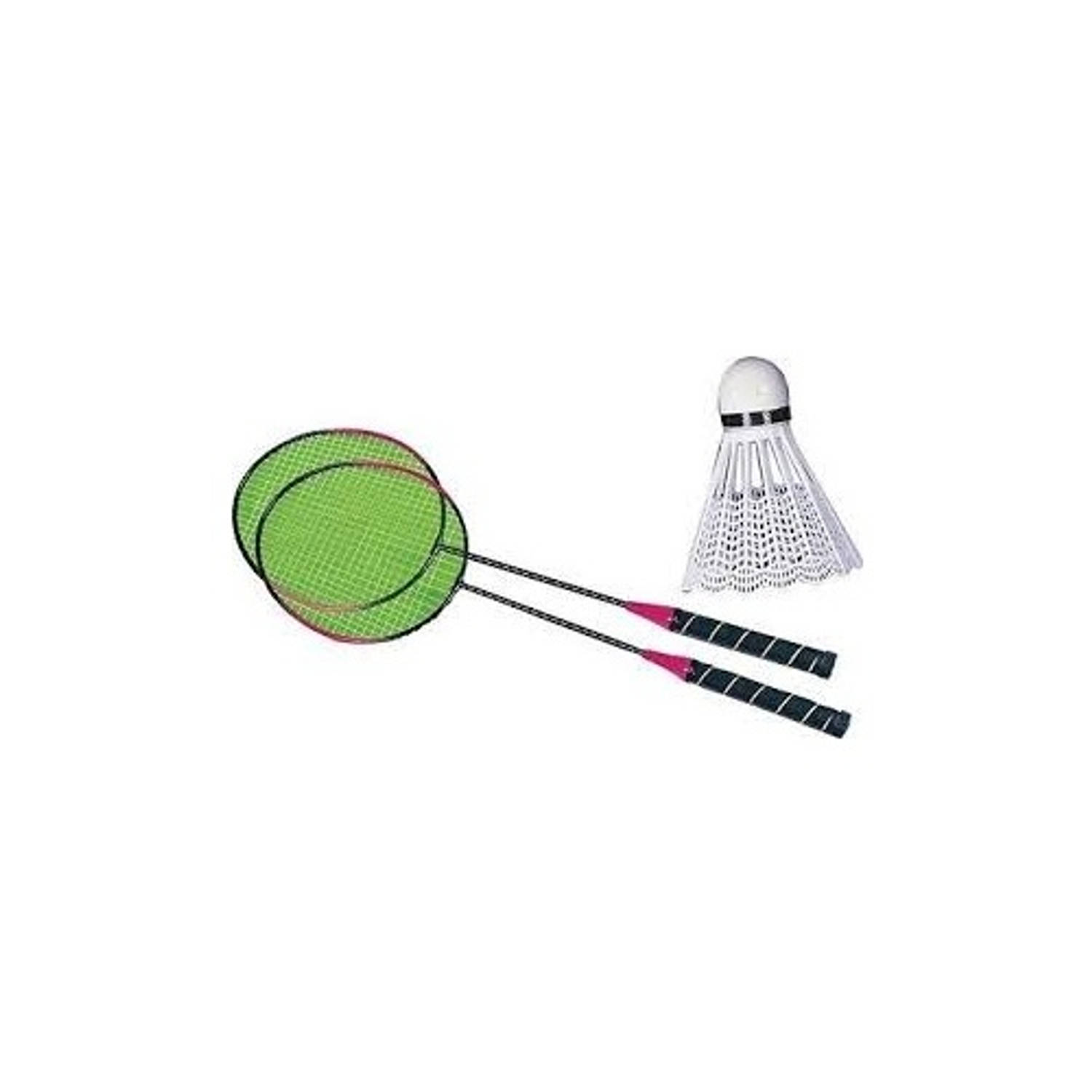 Toyrific Badmintonset Groen/rood 2 Stuks