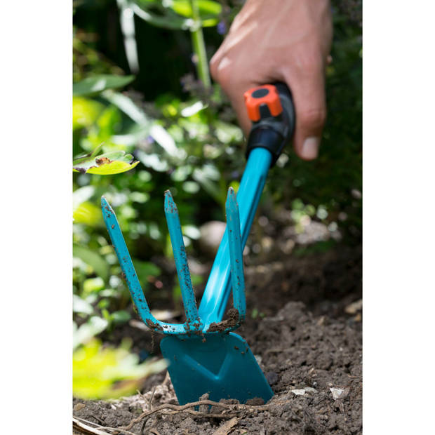 Gardena handhark combi 6,5 cm staal blauw/zwart