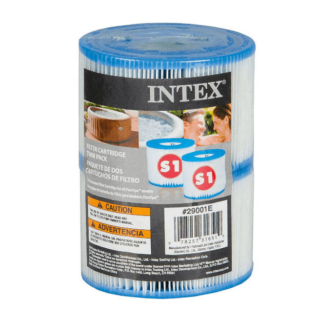 Intex - Filtercartridge S1 Spa - Filterpomp 2x1 stuks