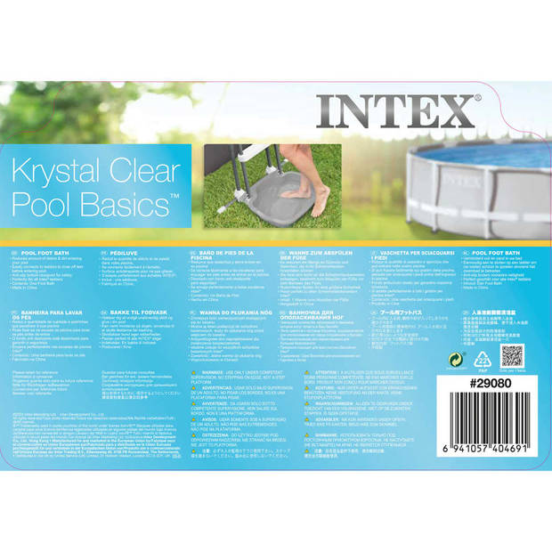 Intex bijzet voetenbadje voor zwembaden 56 x 46 x 9 cm - Zwembadonderhoud