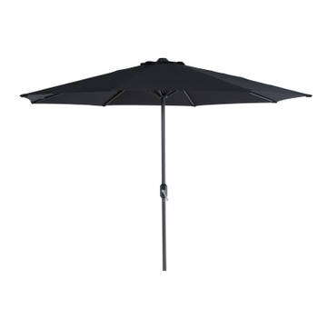 Blokker Garden Impressions Lotus parasol Ø300 cm - zwart aanbieding