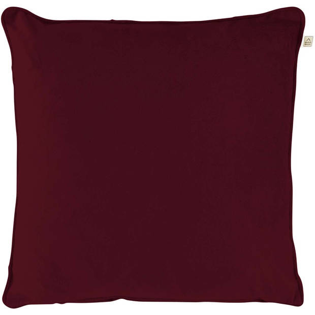 Dutch Decor - VELVET - Sierkussen 45x45 cm - bordeaux - donkerrood