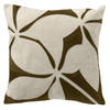 Dutch Decor - ELIJA - Sierkussen 45x45 cm - gebloemd - Military Olive - groen